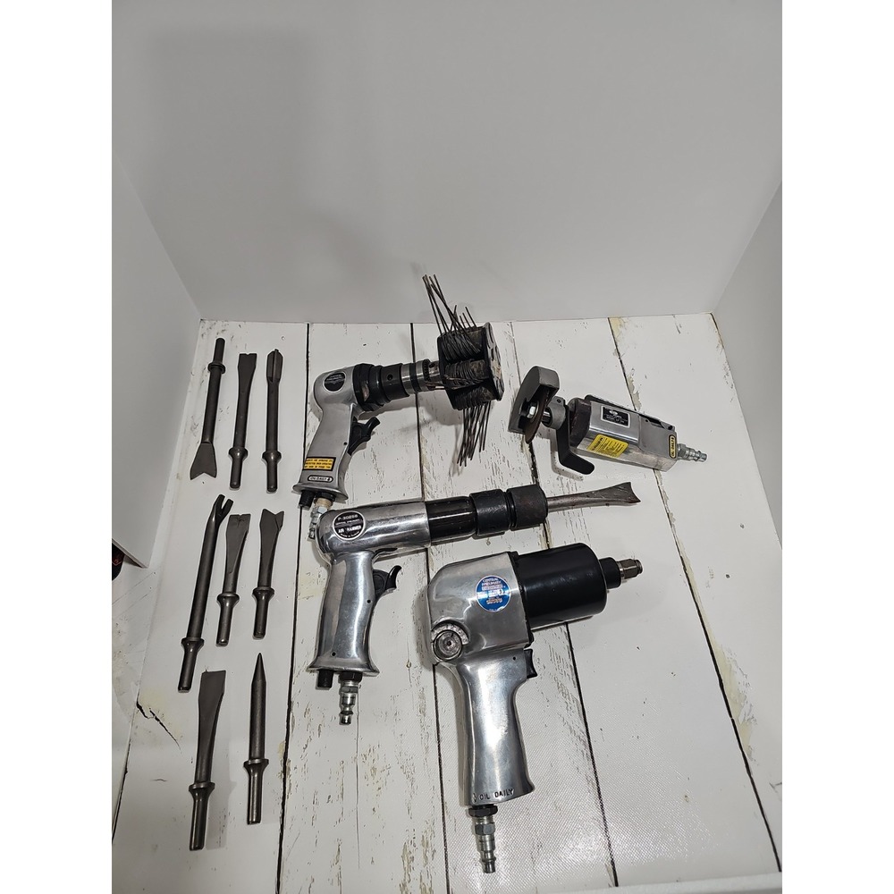 Central Pneumatic air tool Lot Of 4